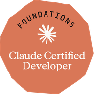 Claude Certified Developer – Foundations badge